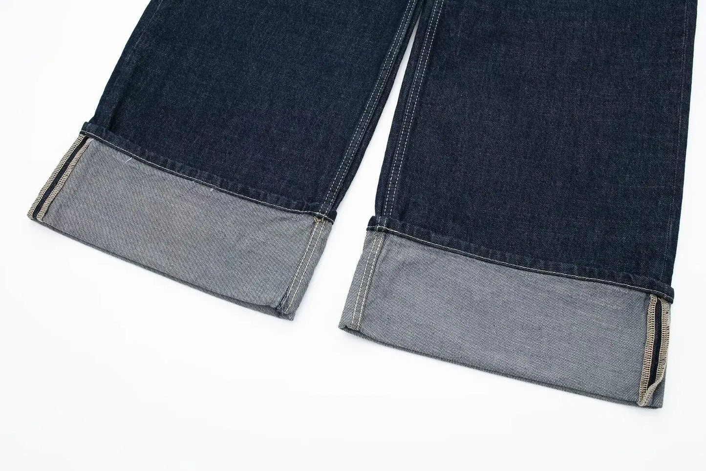Women’s Denim Jacket & Wide-Leg Jeans Set – High Street Style