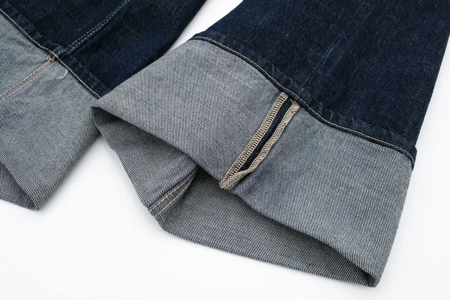 Women’s Denim Jacket & Wide-Leg Jeans Set – High Street Style