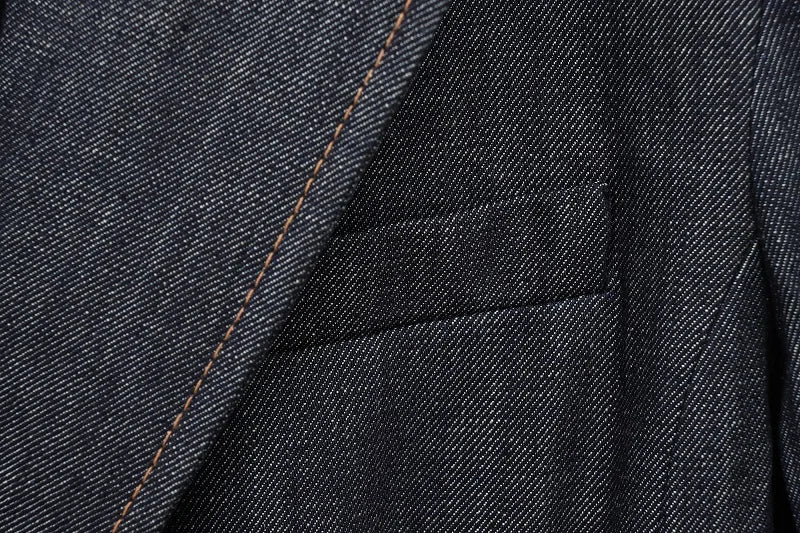 Women’s Denim Blazer – Fitted Office Jacket