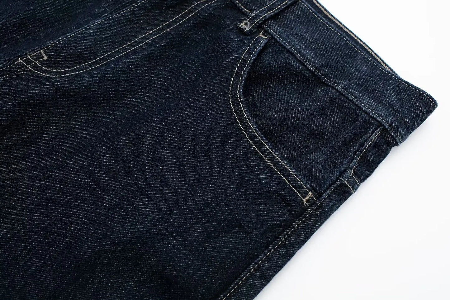 Women’s Denim Jacket & Wide-Leg Jeans Set – High Street Style
