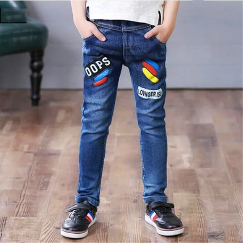 Boys Skinny Denim Jeans โ Casual Trousers for Kids (4โ11Y)