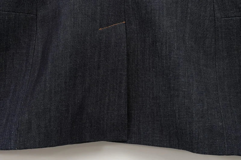 Women’s Denim Blazer – Fitted Office Jacket