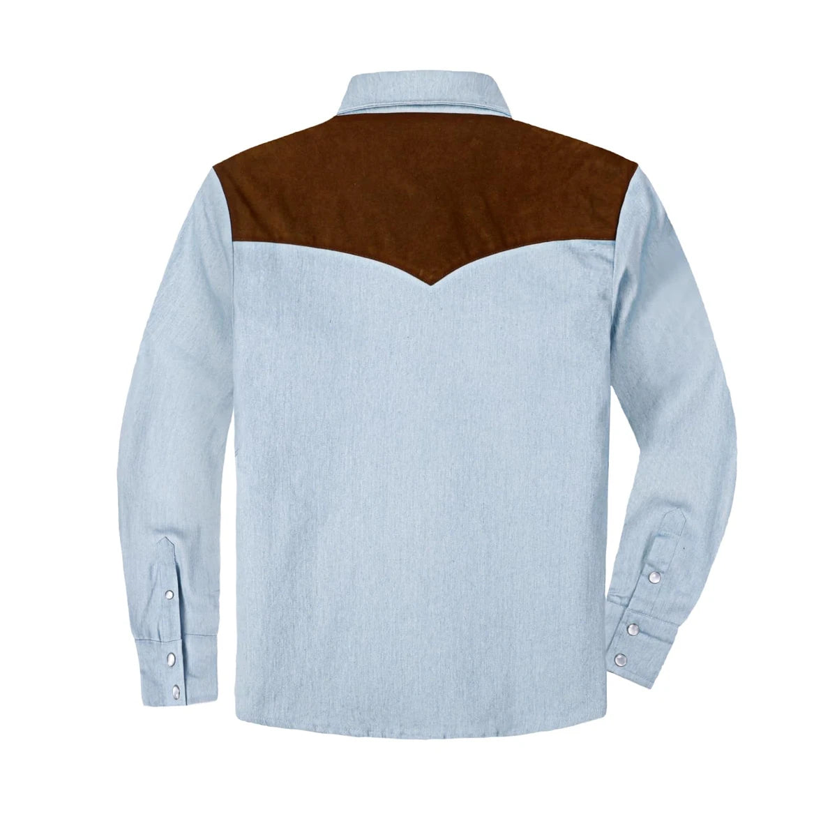 Boys Vintage Denim Cowboy Shirt β Pearl Snap Western Top