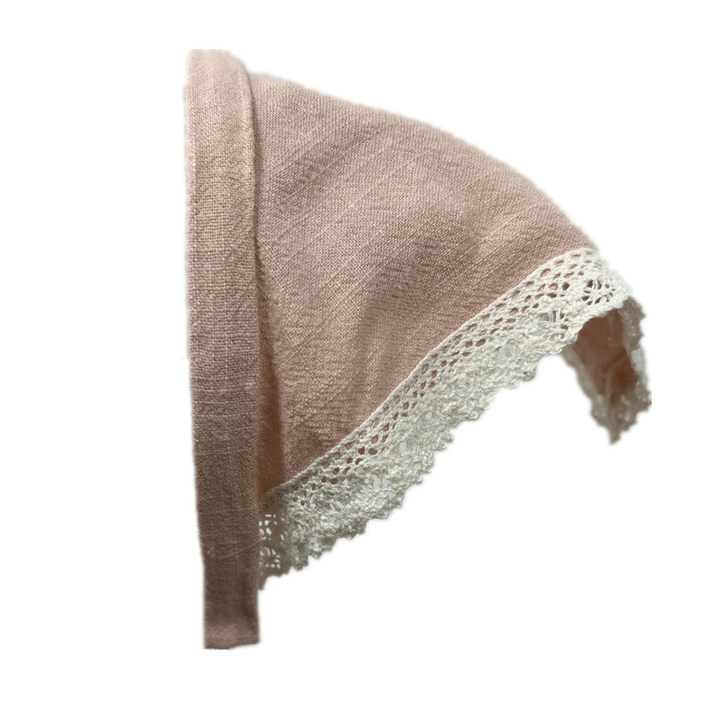 Girls & Women Linen Denim Bow Headband – Long Tail Hair Accessory