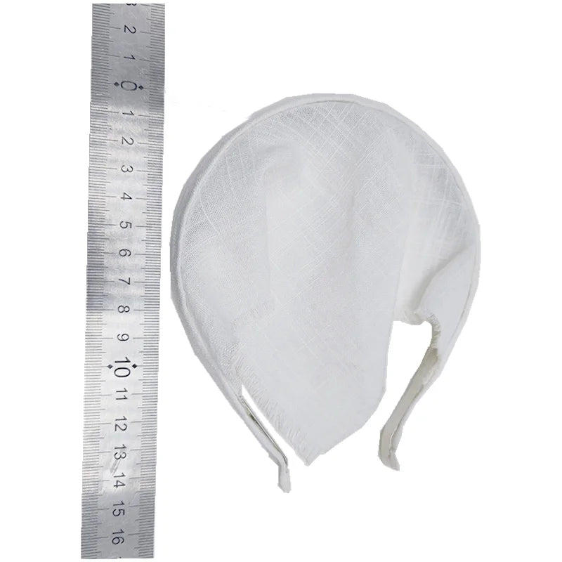 Girls & Women Linen Denim Bow Headband – Long Tail Hair Accessory