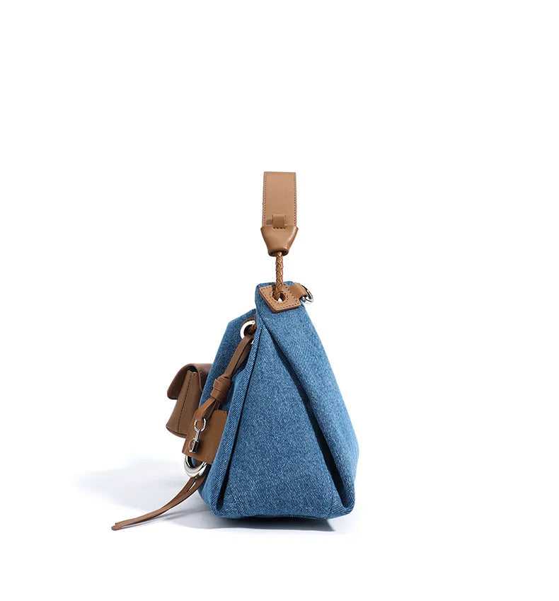Women’s Denim Crossbody Handbag – 2025 Spring/Summer