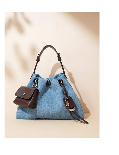 Women’s Denim Crossbody Handbag – 2025 Spring/Summer