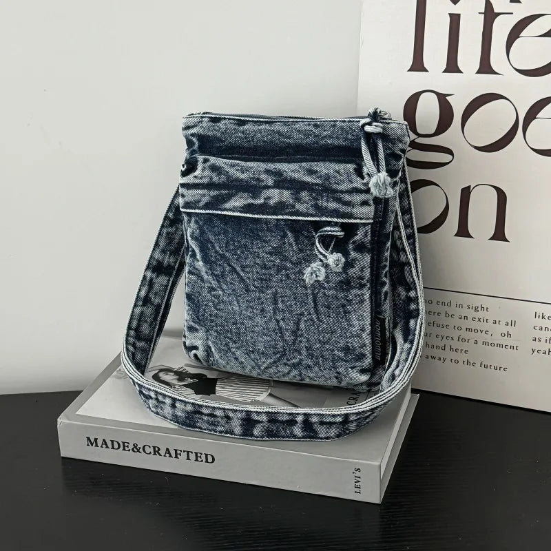 Women’s Denim Shoulder Bag – 2025 Lightweight Crossbody Tote