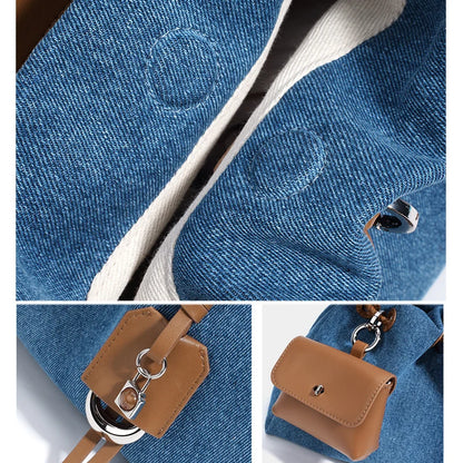 Women’s Denim Crossbody Handbag – 2025 Spring/Summer