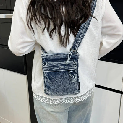 Women’s Denim Shoulder Bag – 2025 Lightweight Crossbody Tote