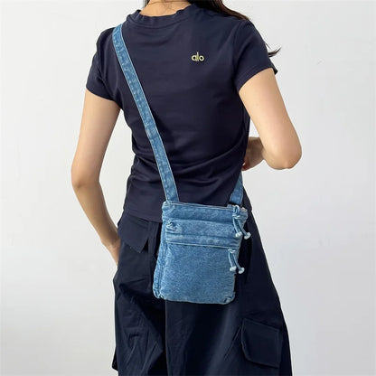 Women’s Denim Shoulder Bag – 2025 Lightweight Crossbody Tote