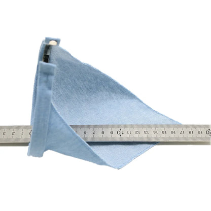 Girls & Women Linen Denim Bow Headband – Long Tail Hair Accessory