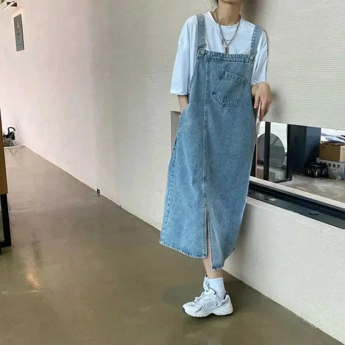 Denim Overall Dress