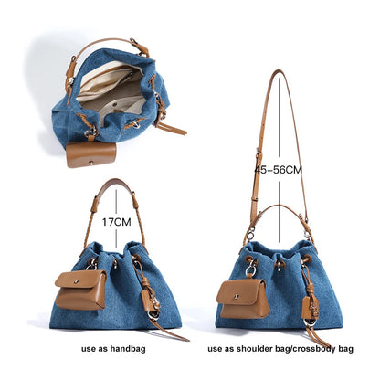 Women’s Denim Crossbody Handbag – 2025 Spring/Summer