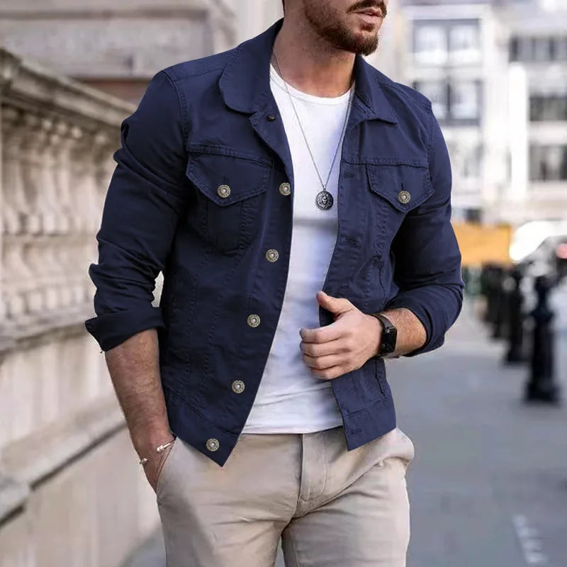 Washed Loose Fit Denim Jacket