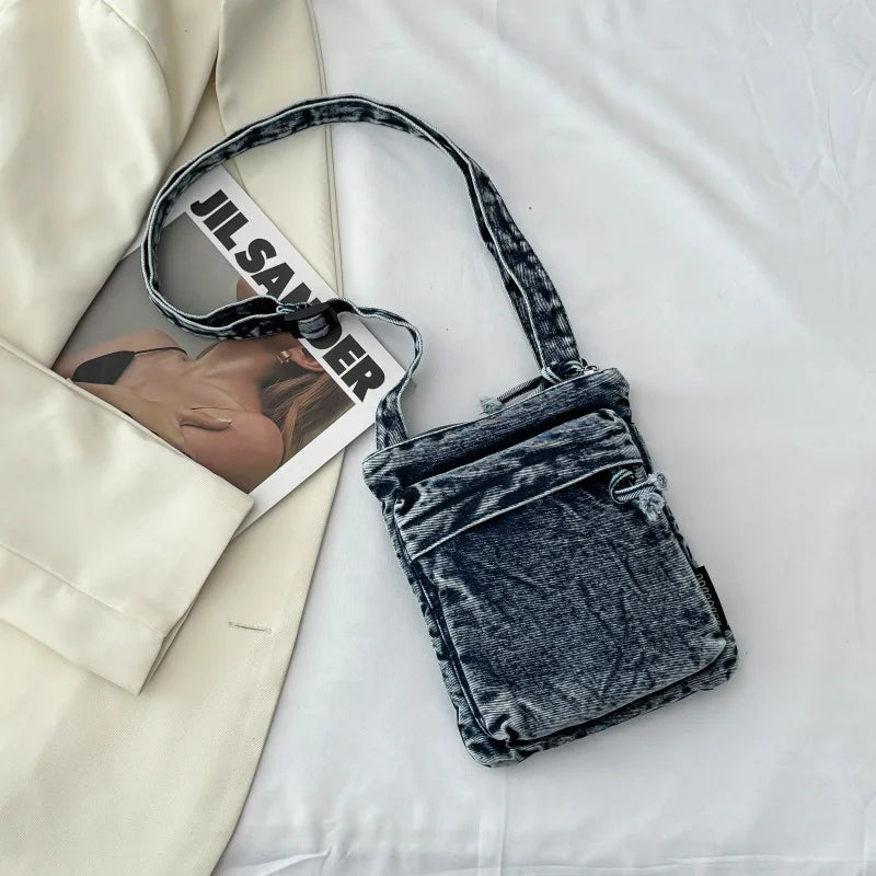 Women’s Denim Shoulder Bag – 2025 Lightweight Crossbody Tote