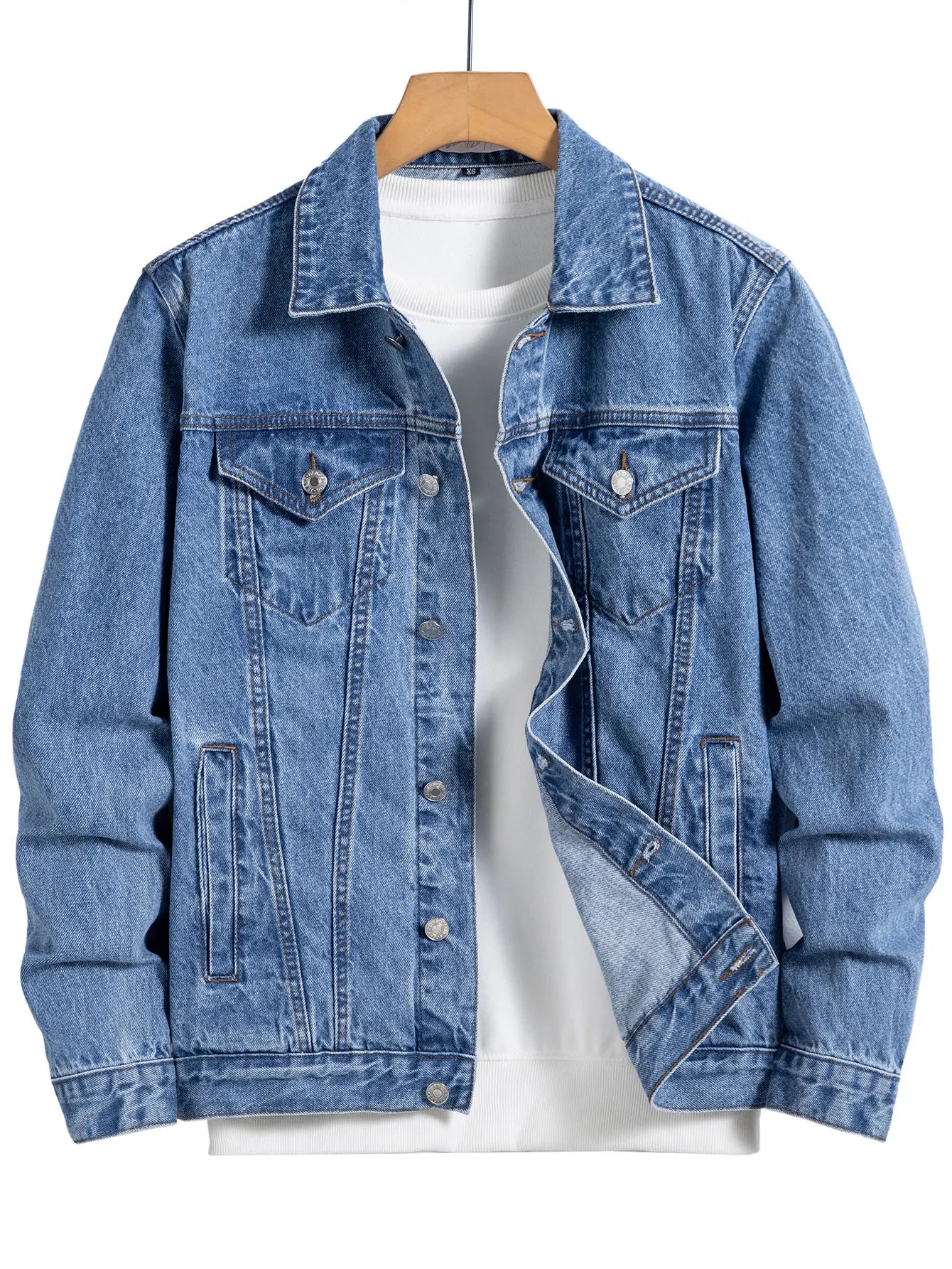 Men’s Multi-Pocket Denim Jacket