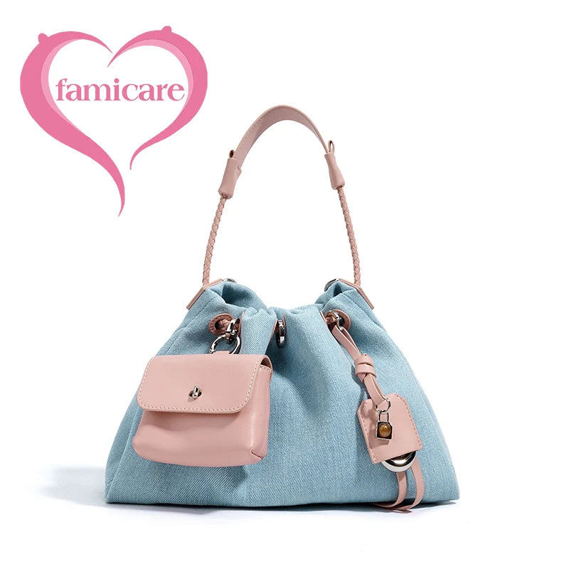 Women’s Denim Crossbody Handbag – 2025 Spring/Summer