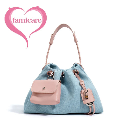 Women’s Denim Crossbody Handbag – 2025 Spring/Summer