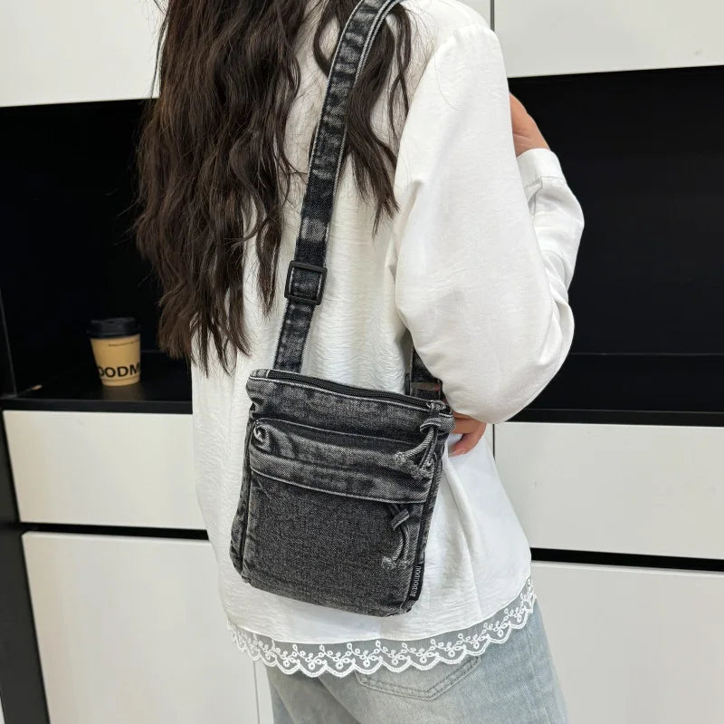 Women’s Denim Shoulder Bag – 2025 Lightweight Crossbody Tote