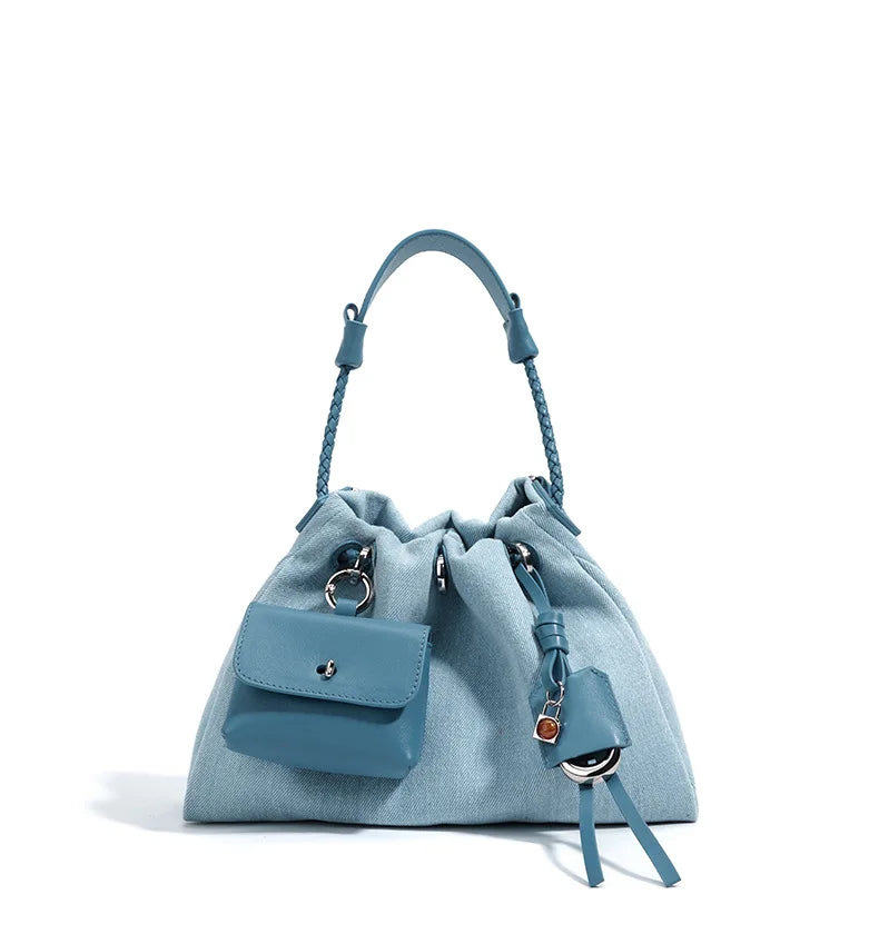 Women’s Denim Crossbody Handbag – 2025 Spring/Summer