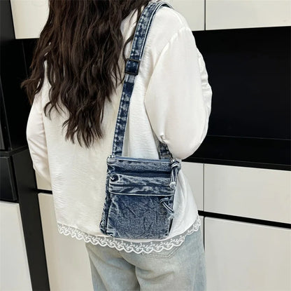 Women’s Denim Shoulder Bag – 2025 Lightweight Crossbody Tote