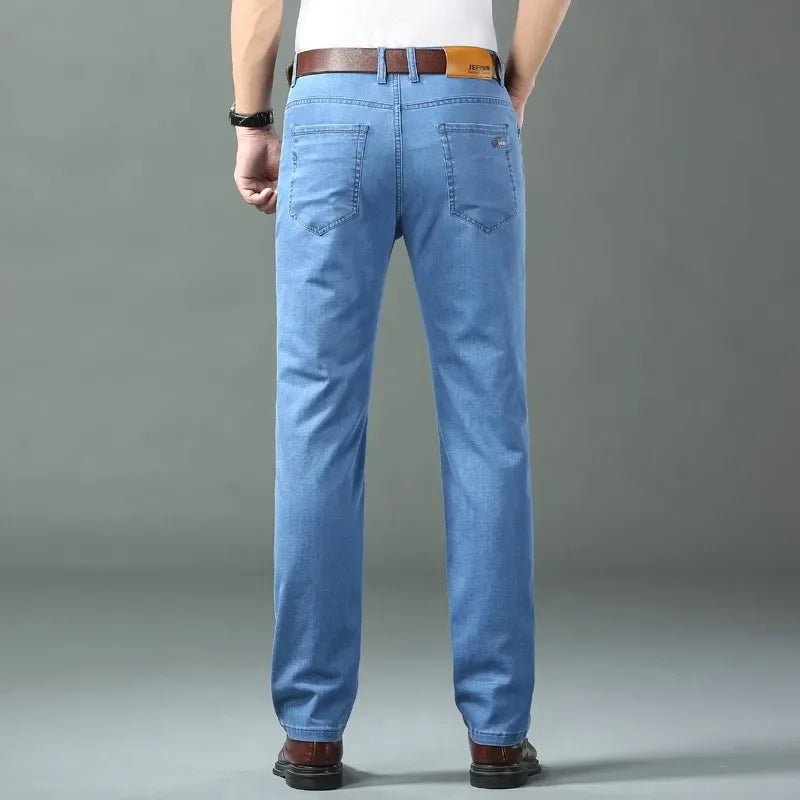 Ice Silk Lightweight Stretch Jeans