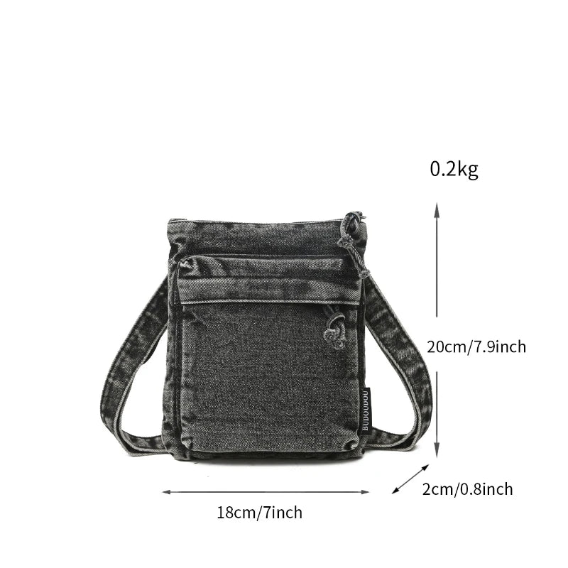 Women’s Denim Shoulder Bag – 2025 Lightweight Crossbody Tote