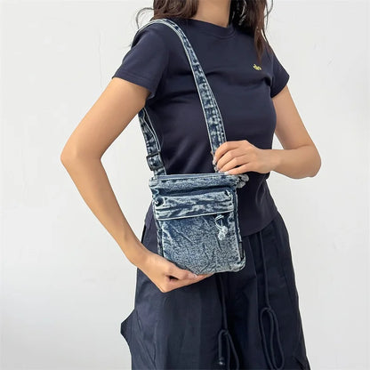 Women’s Denim Shoulder Bag – 2025 Lightweight Crossbody Tote