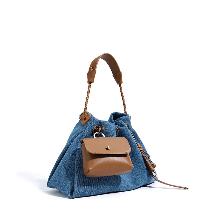 Women’s Denim Crossbody Handbag – 2025 Spring/Summer