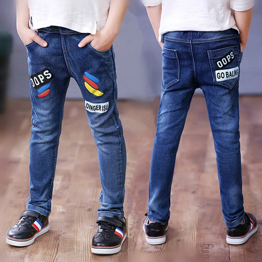 Boys Skinny Denim Jeans – Casual Trousers for Kids (4–11Y)