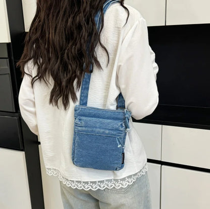Women’s Denim Shoulder Bag – 2025 Lightweight Crossbody Tote