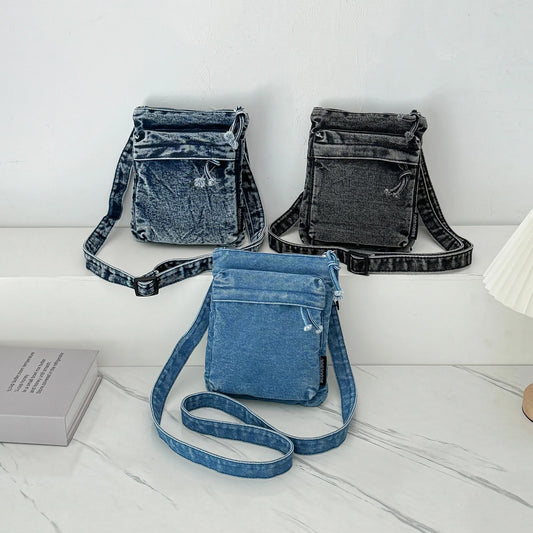 Women’s Denim Shoulder Bag – 2025 Lightweight Crossbody Tote
