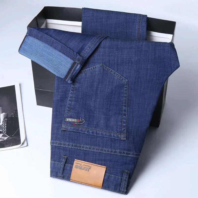 Ice Silk Lightweight Stretch Jeans
