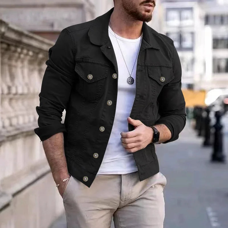 Washed Loose Fit Denim Jacket