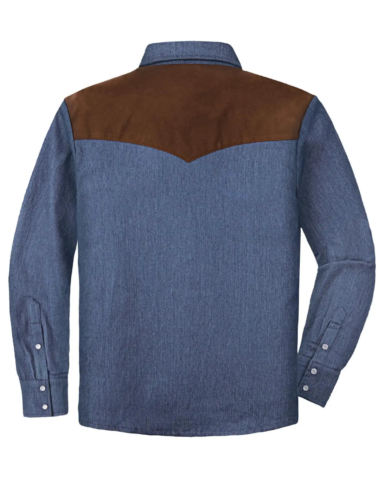 Boys Vintage Denim Cowboy Shirt – Pearl Snap Western Top