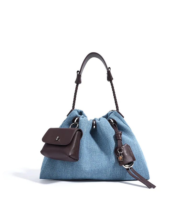 Women’s Denim Crossbody Handbag – 2025 Spring/Summer