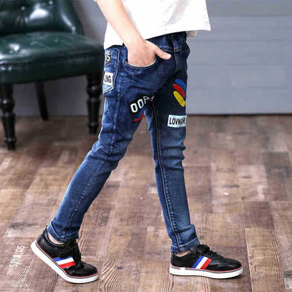 Boys Skinny Denim Jeans – Casual Trousers for Kids (4–11Y)