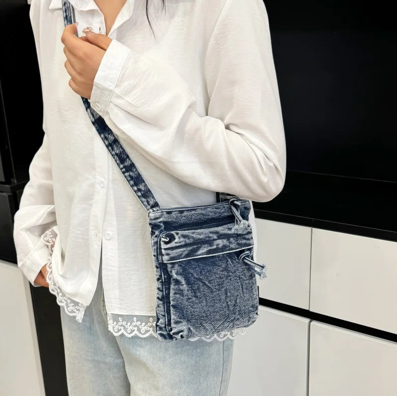 Women’s Denim Shoulder Bag – 2025 Lightweight Crossbody Tote