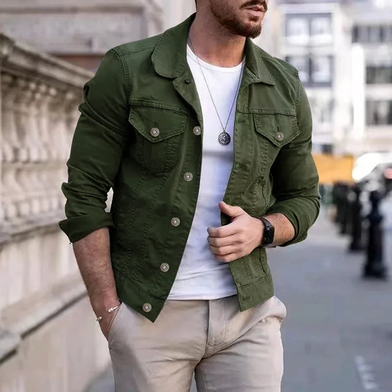 Washed Loose Fit Denim Jacket