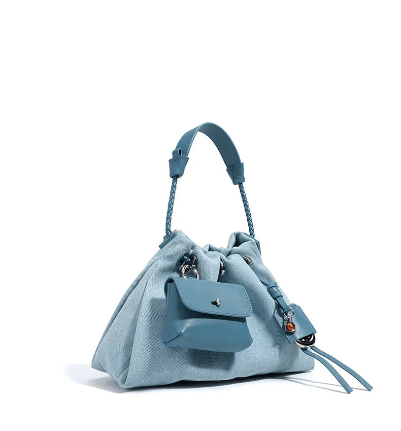 Women’s Denim Crossbody Handbag – 2025 Spring/Summer
