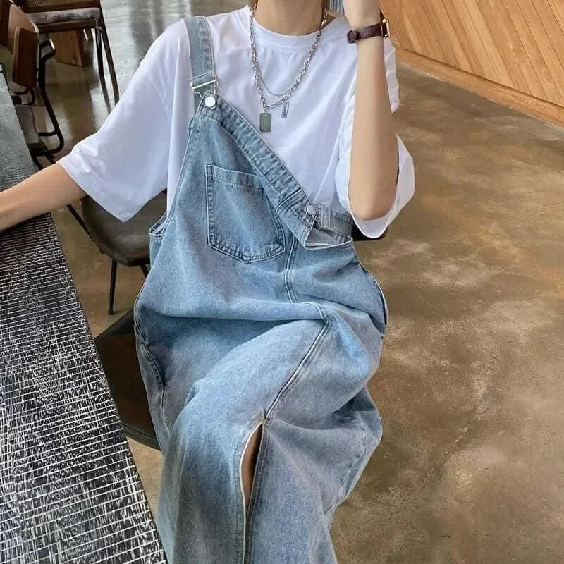Denim Overall Dress