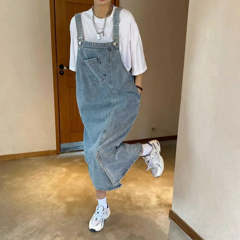 Denim Overall Dress