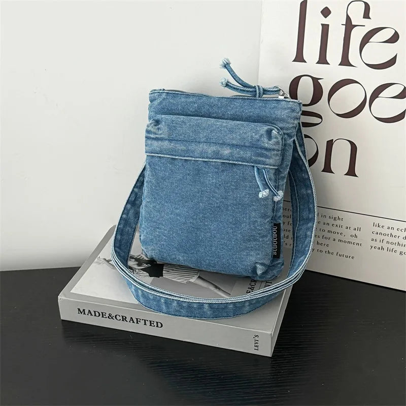 Women’s Denim Shoulder Bag – 2025 Lightweight Crossbody Tote