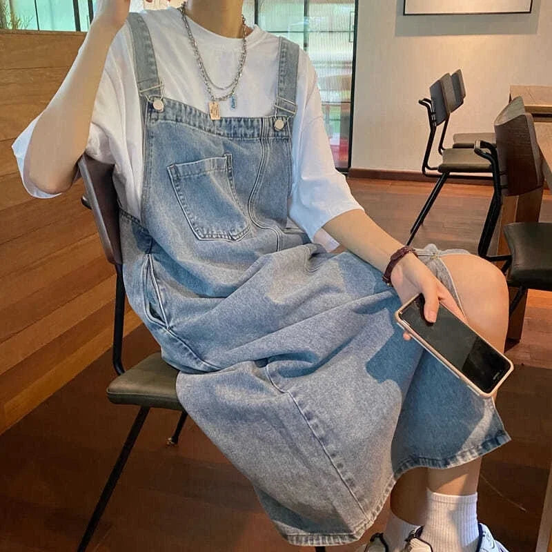 Denim Overall Dress