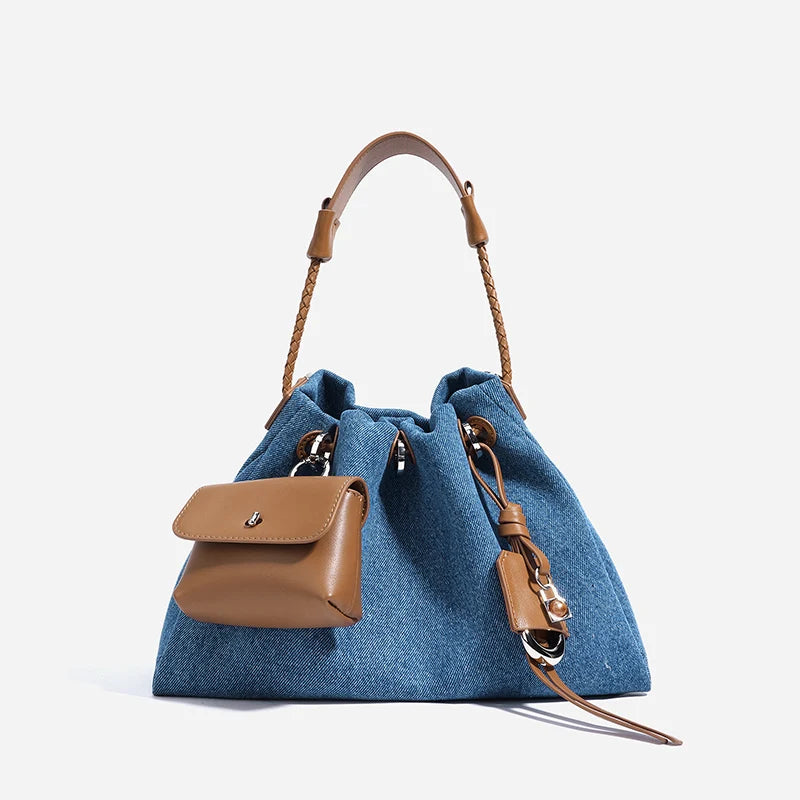 Women’s Denim Crossbody Handbag – 2025 Spring/Summer