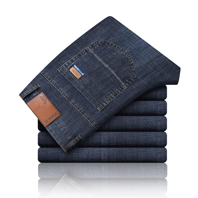 Ice Silk Lightweight Stretch Jeans