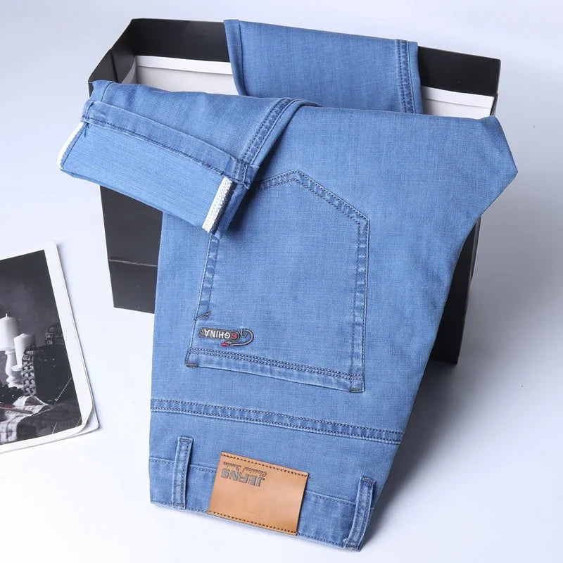 Ice Silk Lightweight Stretch Jeans