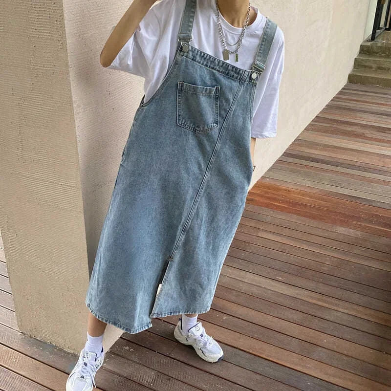 Denim Overall Dress