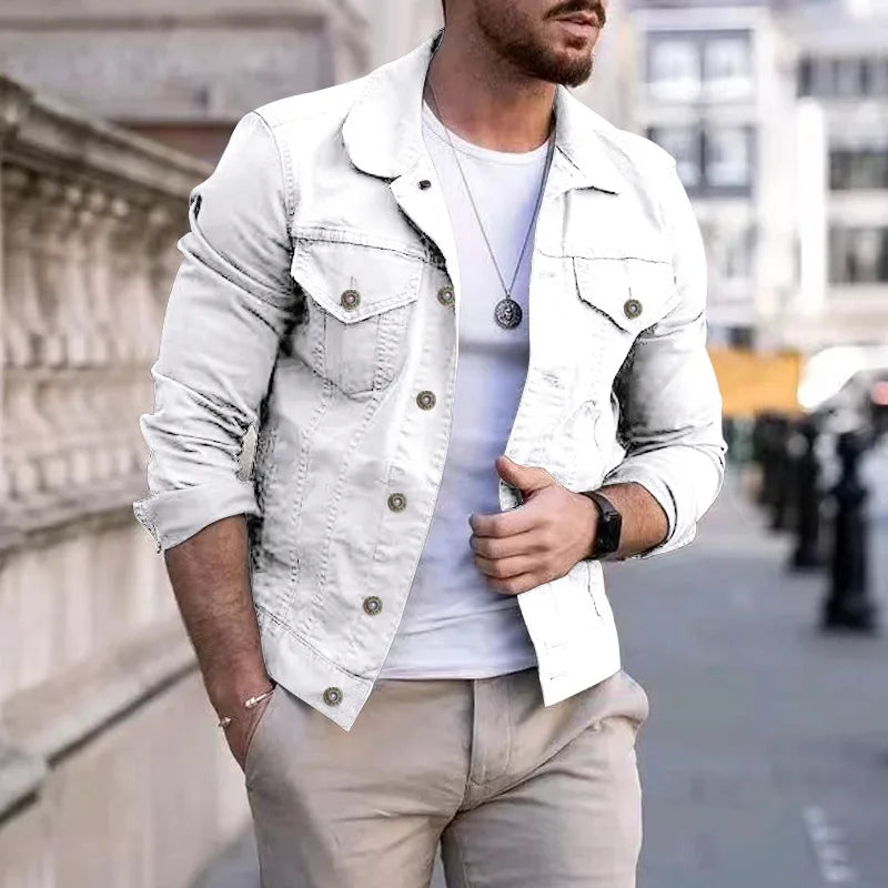 Washed Loose Fit Denim Jacket
